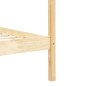 vidaXL Estructura de cama con dosel madera maciza de pino 100x200 cm vidaXL Estructura de cama con dosel madera maciza de pino 100x200 cm