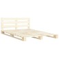 vidaXL Estructura de cama de palés madera maciza de pino 200x200 cm vidaXL Estructura de cama de palés madera maciza de pino 200x200 cm