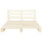 vidaXL Estructura de cama de palés madera maciza de pino 200x200 cm vidaXL Estructura de cama de palés madera maciza de pino 200x200 cm