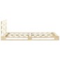 vidaXL Estructura de cama de palés madera maciza de pino 200x200 cm vidaXL Estructura de cama de palés madera maciza de pino 200x200 cm