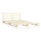 vidaXL Estructura de cama de palés madera maciza de pino 200x200 cm vidaXL Estructura de cama de palés madera maciza de pino 200x200 cm