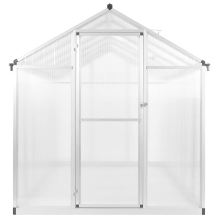 vidaXL Invernadero de aluminio 421x190x195 cm 15,6 m³