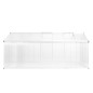 vidaXL Invernadero de aluminio 421x190x195 cm 15,6 m³ vidaXL Invernadero de aluminio 421x190x195 cm 15,6 m³