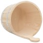 vidaXL Set de cubeta y cucharón para sauna madera maciza de pino vidaXL Set de cubeta y cucharón para sauna madera maciza de pino
