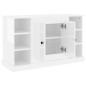 vidaXL Aparador de madera contrachapada blanco brillante 100x35,5x60cm vidaXL Aparador de madera contrachapada blanco brillante 100x35,5x60cm