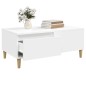 vidaXL Mesa de centro madera contrachapada blanco 90x50x36,5 cm vidaXL Mesa de centro madera contrachapada blanco 90x50x36,5 cm