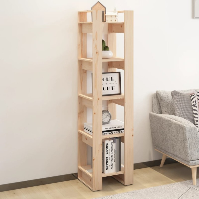 vidaXL Estantería/divisor de espacios madera maciza pino 41x35x160 cm vidaXL Estantería/divisor de espacios madera maciza pino 41x35x160 cm