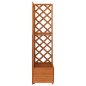 vidaXL Jardinera de enrejado de esquina madera abeto 40x40x150 cm vidaXL Jardinera de enrejado de esquina madera abeto 40x40x150 cm