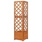 vidaXL Jardinera de enrejado de esquina madera abeto 40x40x150 cm vidaXL Jardinera de enrejado de esquina madera abeto 40x40x150 cm
