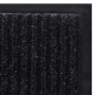 vidaXL Felpudo alfombra de entrada PVC negro 90x120 cm vidaXL Felpudo alfombra de entrada PVC negro 90x120 cm