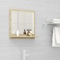 vidaXL Espejo de baño madera contrachapada color roble 40x10,5x37 cm vidaXL Espejo de baño madera contrachapada color roble 40x10,5x37 cm