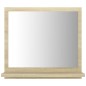 vidaXL Espejo de baño madera contrachapada color roble 40x10,5x37 cm vidaXL Espejo de baño madera contrachapada color roble 40x10,5x37 cm