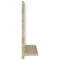 vidaXL Espejo de baño madera contrachapada color roble 40x10,5x37 cm vidaXL Espejo de baño madera contrachapada color roble 40x10,5x37 cm