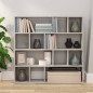 vidaXL Estantería/divisor de espacios gris hormigón 105x24x102 cm vidaXL Estantería/divisor de espacios gris hormigón 105x24x102 cm