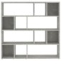 vidaXL Estantería/divisor de espacios gris hormigón 105x24x102 cm vidaXL Estantería/divisor de espacios gris hormigón 105x24x102 cm