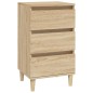 vidaXL Mesita de noche madera contrachapada roble sonoma 40x35x70 cm vidaXL Mesita de noche madera contrachapada roble sonoma 40x35x70 cm