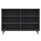 vidaXL Aparador de madera contrachapada gris 103,5x35x70 cm vidaXL Aparador de madera contrachapada gris 103,5x35x70 cm