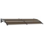 vidaXL Marquesina de puerta PC negro 240x100 cm