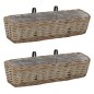 vidaXL Jardinera de balcón con forro PE 60 cm 2 unidades vidaXL Jardinera de balcón con forro PE 60 cm 2 unidades