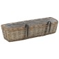 vidaXL Jardinera de balcón con forro PE 60 cm 2 unidades vidaXL Jardinera de balcón con forro PE 60 cm 2 unidades