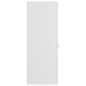 vidaXL Armario de baño madera contrachapada blanco brillo 30x30x80 cm