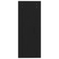 vidaXL Mueble para TV de pared negro 40x34,5x100 cm