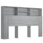 vidaXL Mueble cabecero color gris Sonoma 160x19x103,5 cm vidaXL Mueble cabecero color gris Sonoma 160x19x103,5 cm