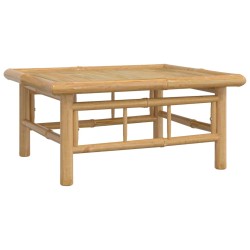 vidaXL Mesa de jardín bambú 65x55x30 cm