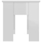 vidaXL Mesa de centro madera contrachapada blanco brillo 101x49x52 cm vidaXL Mesa de centro madera contrachapada blanco brillo 101x49x52 cm
