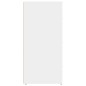 vidaXL Aparador de madera contrachapada blanco 40x33x70 cm