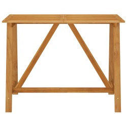 vidaXL Mesa alta de jardín madera maciza de acacia 140x70x104 cm