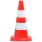 vidaXL Conos de tráfico reflectantes 20 unidades rojo y blanco 50 cm vidaXL Conos de tráfico reflectantes 20 unidades rojo y blanco 50 cm
