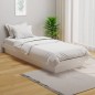 vidaXL Estructura de cama individual madera maciza blanca 75x190 cm vidaXL Estructura de cama individual madera maciza blanca 75x190 cm