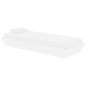 vidaXL Estructura de cama individual madera maciza blanca 75x190 cm vidaXL Estructura de cama individual madera maciza blanca 75x190 cm