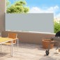 vidaXL Toldo lateral retráctil para patio gris 200x500 cm vidaXL Toldo lateral retráctil para patio gris 200x500 cm