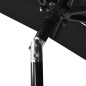 vidaXL Sombrilla de 3 niveles con poste de aluminio negra 2x2 m vidaXL Sombrilla de 3 niveles con poste de aluminio negra 2x2 m