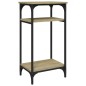 vidaXL Mesa auxiliar madera contrachapada roble Sonoma 40x30x75 cm vidaXL Mesa auxiliar madera contrachapada roble Sonoma 40x30x75 cm