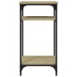 vidaXL Mesa auxiliar madera contrachapada roble Sonoma 40x30x75 cm vidaXL Mesa auxiliar madera contrachapada roble Sonoma 40x30x75 cm