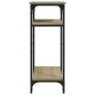 vidaXL Mesa auxiliar madera contrachapada roble Sonoma 40x30x75 cm vidaXL Mesa auxiliar madera contrachapada roble Sonoma 40x30x75 cm