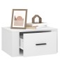 vidaXL Mesita de noche de pared blanco 50x36x25 cm vidaXL Mesita de noche de pared blanco 50x36x25 cm