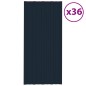 vidaXL Panel para tejado acero galvanizado antracita 36 uds 100x45 cm vidaXL Panel para tejado acero galvanizado antracita 36 uds 100x45 cm