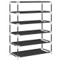 vidaXL Armario zapatero de tela negro 60x28x90 cm vidaXL Armario zapatero de tela negro 60x28x90 cm