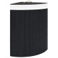 vidaXL Cesto para la ropa sucia de esquina bambú negro 60 L vidaXL Cesto para la ropa sucia de esquina bambú negro 60 L