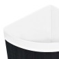 vidaXL Cesto para la ropa sucia de esquina bambú negro 60 L vidaXL Cesto para la ropa sucia de esquina bambú negro 60 L