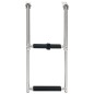 vidaXL Escalera de embarque plegable 2 peldaños acero inoxidable vidaXL Escalera de embarque plegable 2 peldaños acero inoxidable