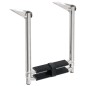 vidaXL Escalera de embarque plegable 2 peldaños acero inoxidable vidaXL Escalera de embarque plegable 2 peldaños acero inoxidable