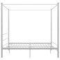 vidaXL Estructura de cama con dosel metal blanco 180x200 cm vidaXL Estructura de cama con dosel metal blanco 180x200 cm