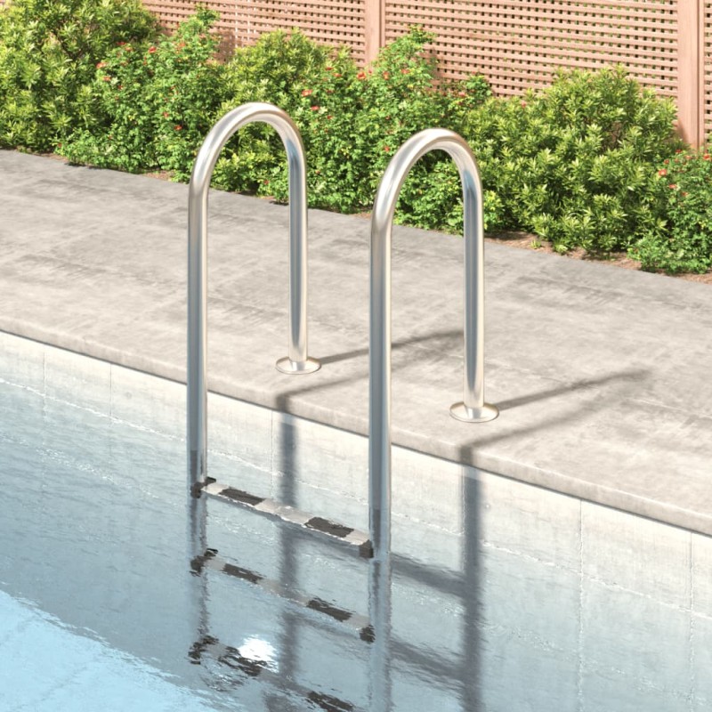 vidaXL Escalera para piscina acero inoxidable 304 54x38x158 cm vidaXL Escalera para piscina acero inoxidable 304 54x38x158 cm