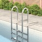 vidaXL Escalera para piscina acero inoxidable 304 54x38x158 cm vidaXL Escalera para piscina acero inoxidable 304 54x38x158 cm