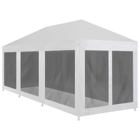 vidaXL Carpa de celebraciones con 8 paredes de malla 9x3 m